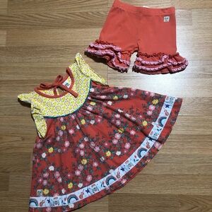 “Wildflower” 2pc set size 4 in great condition